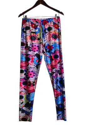 LOTUS LEGGINGS Women Activewear Leggings Regular fit in Blue - XXL