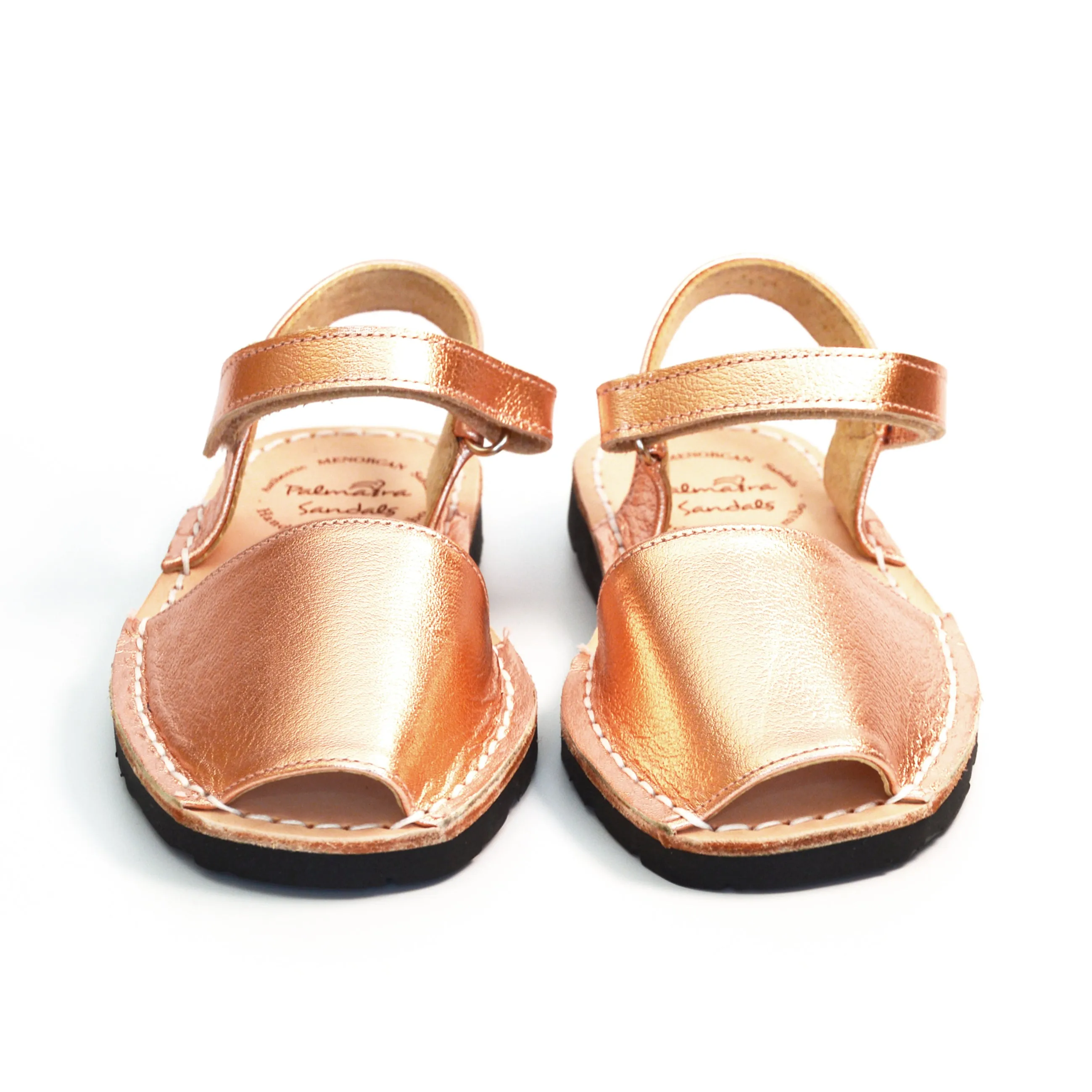 Rose Gold Leather Hook and Loop